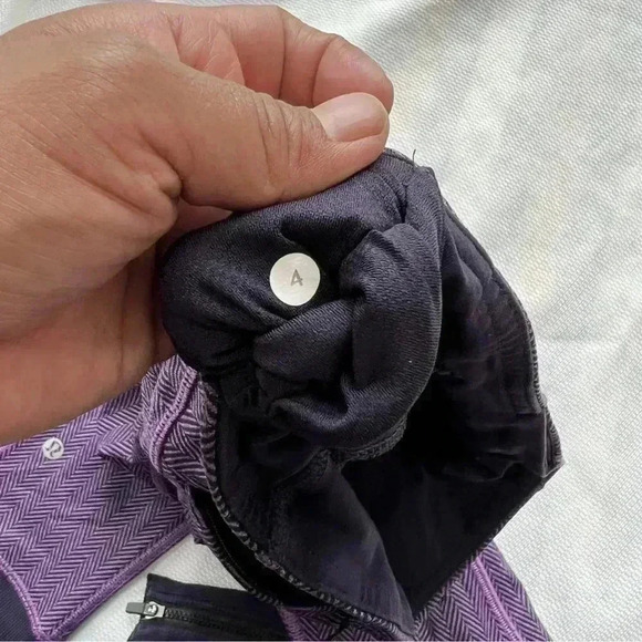Lululemon Rebel Runner Crop Herringbone Purple 4 - Picture 9 of 12